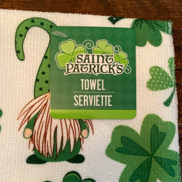 St. Patricks Day Gnomes Kitchen Towels & St. Patrick’s Day Gnome Figures Bundle - Picture 6 of 16